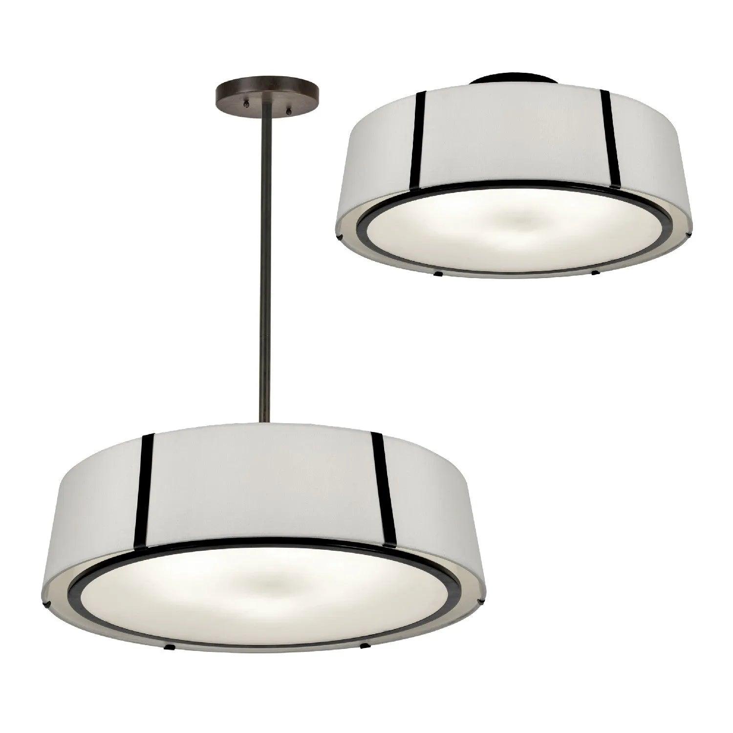 Crystorama - Fulton Six Light Ceiling Mount - FUL-907-BK_CEILING - Canada Light Shop