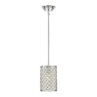 Meridian M70017CH One Light Mini Pendant in Chrome