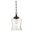 Meridian M70019ORB One Light Mini Pendant in Oil Rubbed Bronze