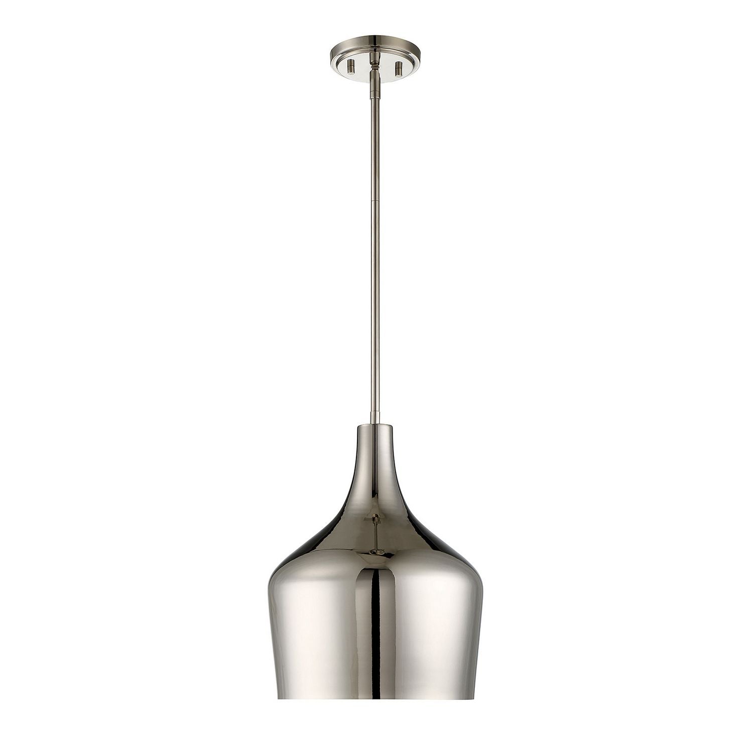Meridian M70020PN One Light Pendant in Polished Nickel