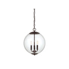 Meridian M70060ORB Three Light Pendant in Oil Rubbed Bronze