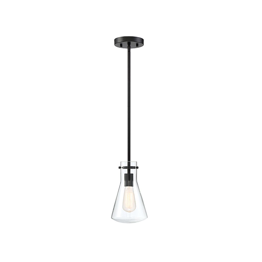 Meridian M70063MBK One Light Pendant in Matte Black