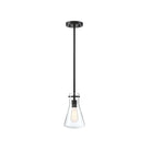 Meridian M70063MBK One Light Pendant in Matte Black