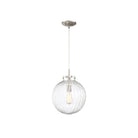 Meridian M70068BN One Light Mini Pendant in Brushed Nickel