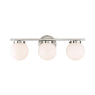 Meridian M80023BN Three Light Bathroom Vanity Light in Brushed Nickel