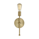 Meridian M90005-322 One Light Wall Sconce in Natural Brass