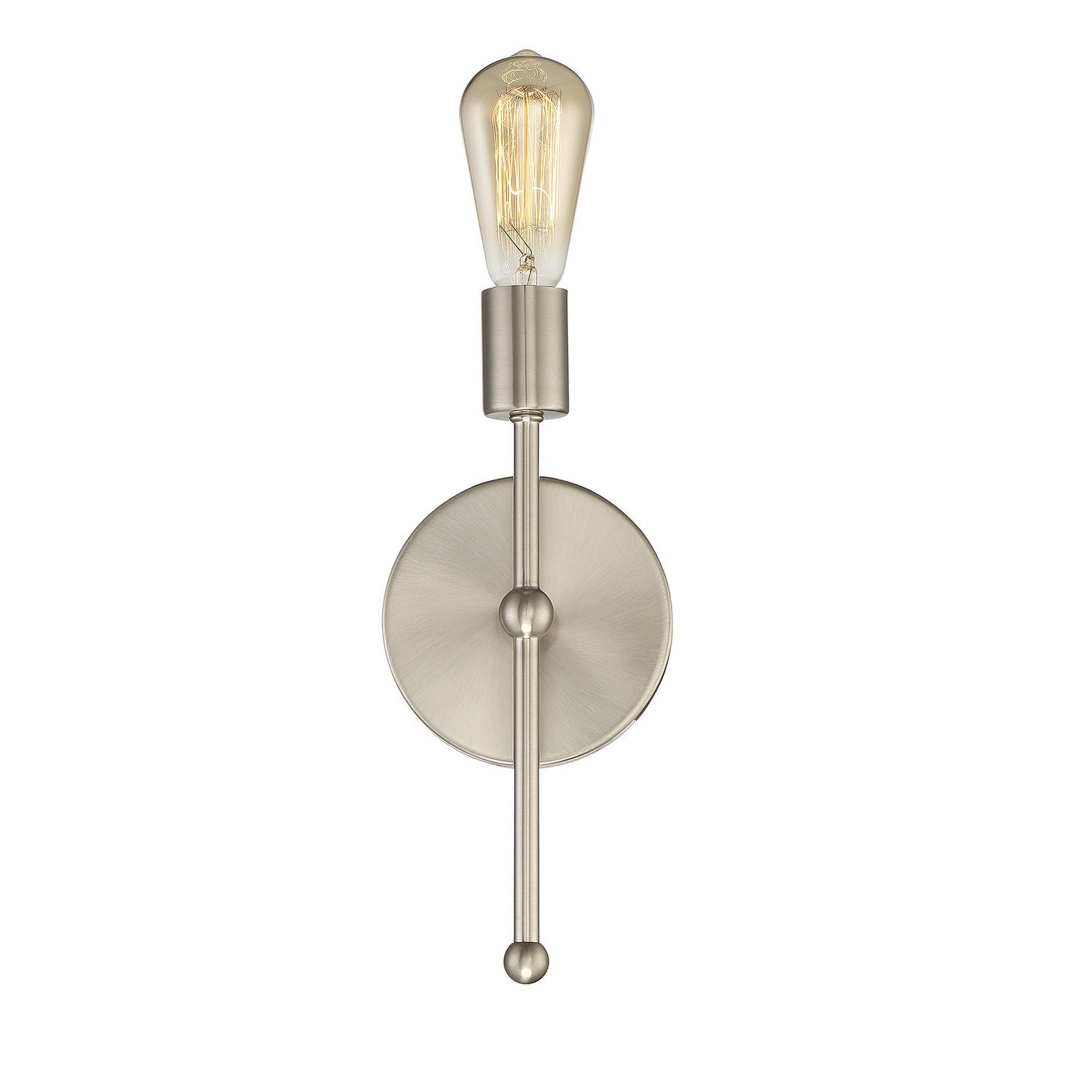 Meridian M90005-SN One Light Wall Sconce in Satin Nickel