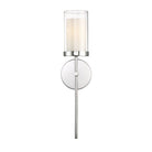 Meridian M90016CH One Light Wall Sconce in Chrome