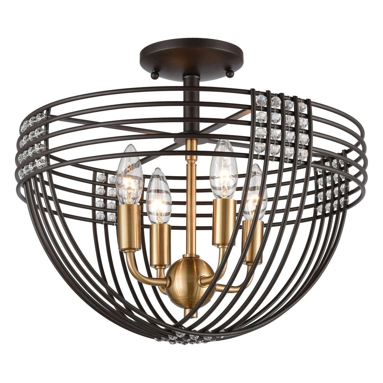 ELK Home - Concentric Semi Flush Mount - 11191/4 - Canada Light Shop