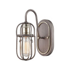 ELK Home - Industrial Cage Vanity Lamp - 55061/1 - Canada Light Shop