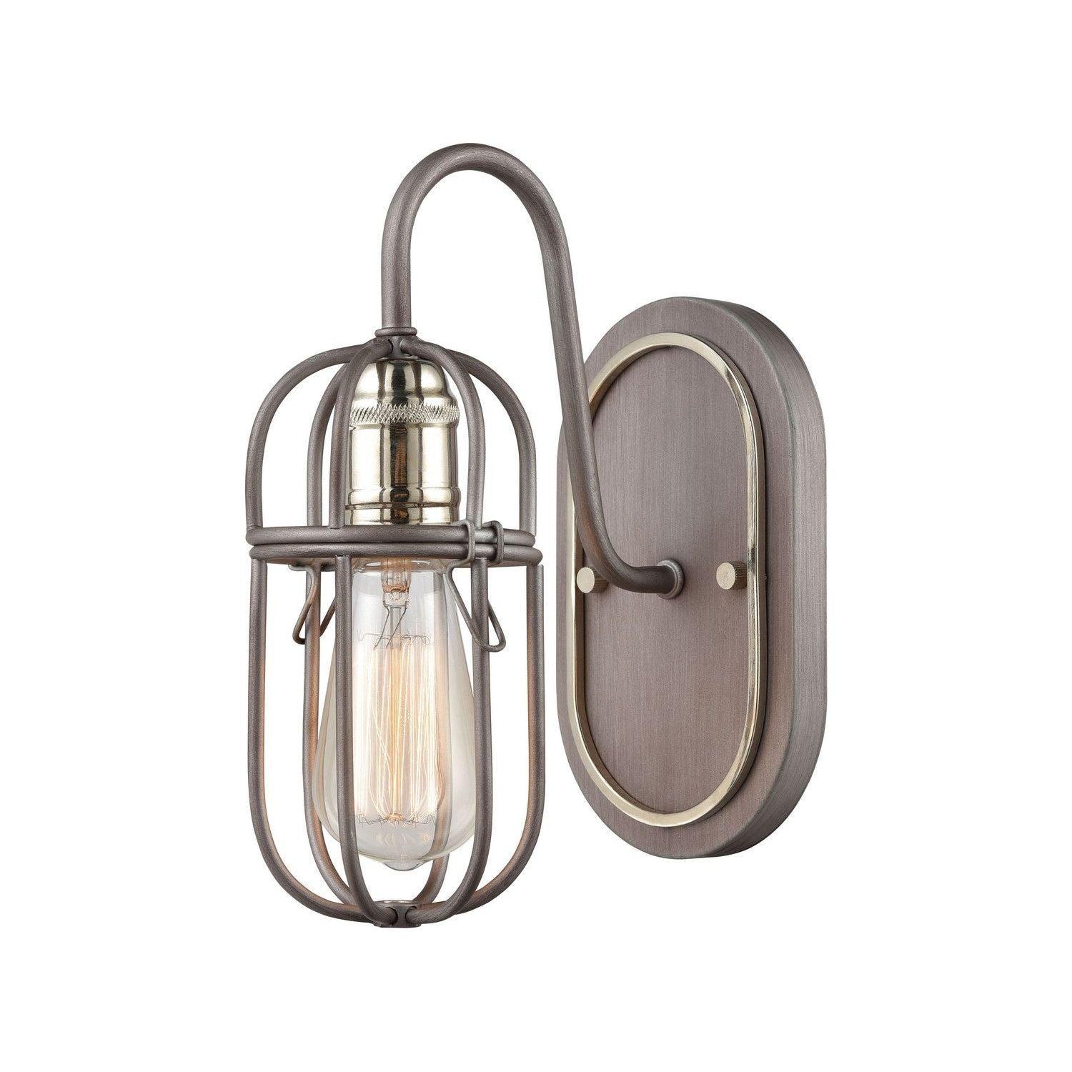 ELK Home - Industrial Cage Vanity Lamp - 55061/1 - Canada Light Shop