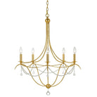 Crystorama - Metro Five Light Chandelier - 425-GA - Canada Light Shop