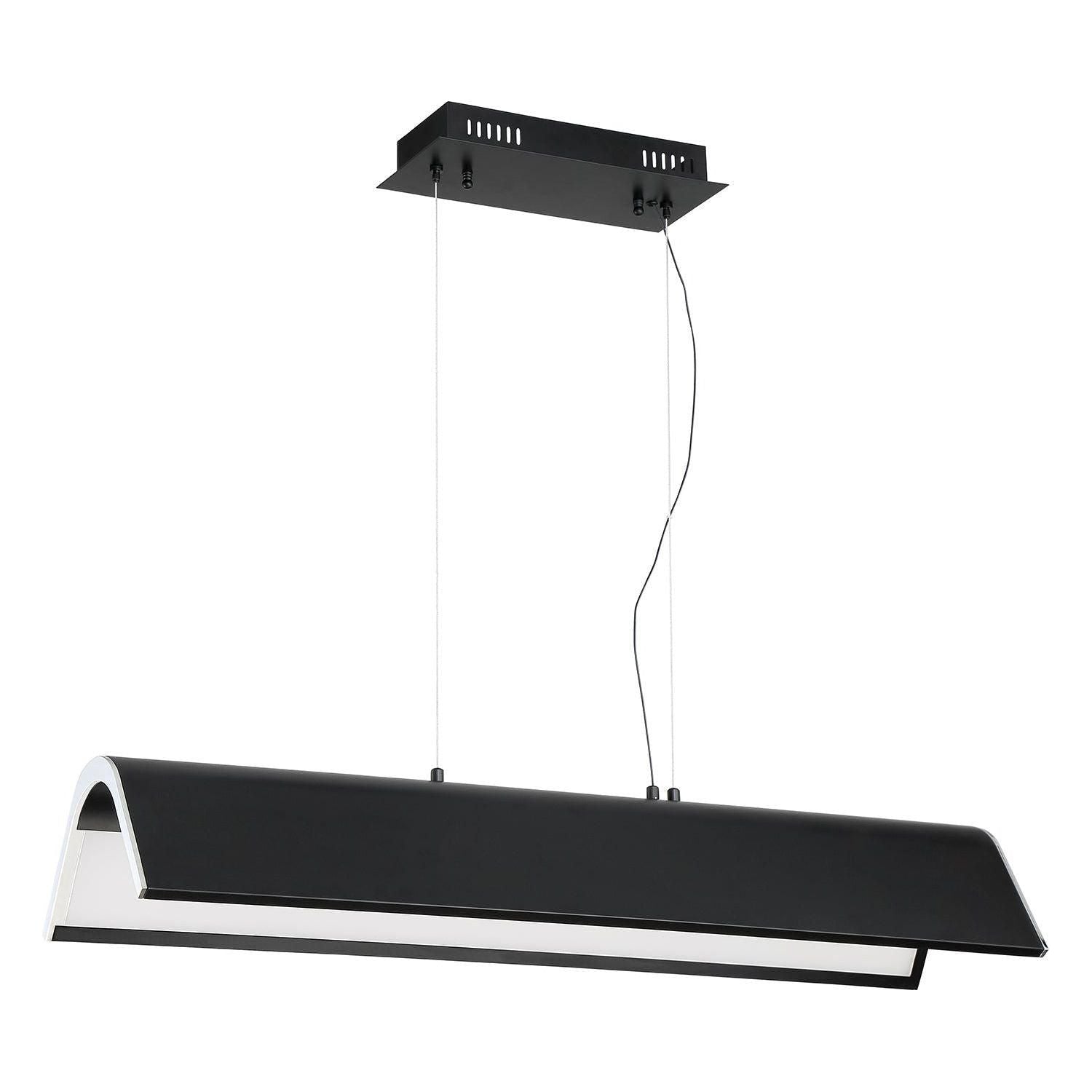 Kendal Lighting - Ultimor LED Pendant Bar - PF9636-BLK/CH - Canada Light Shop
