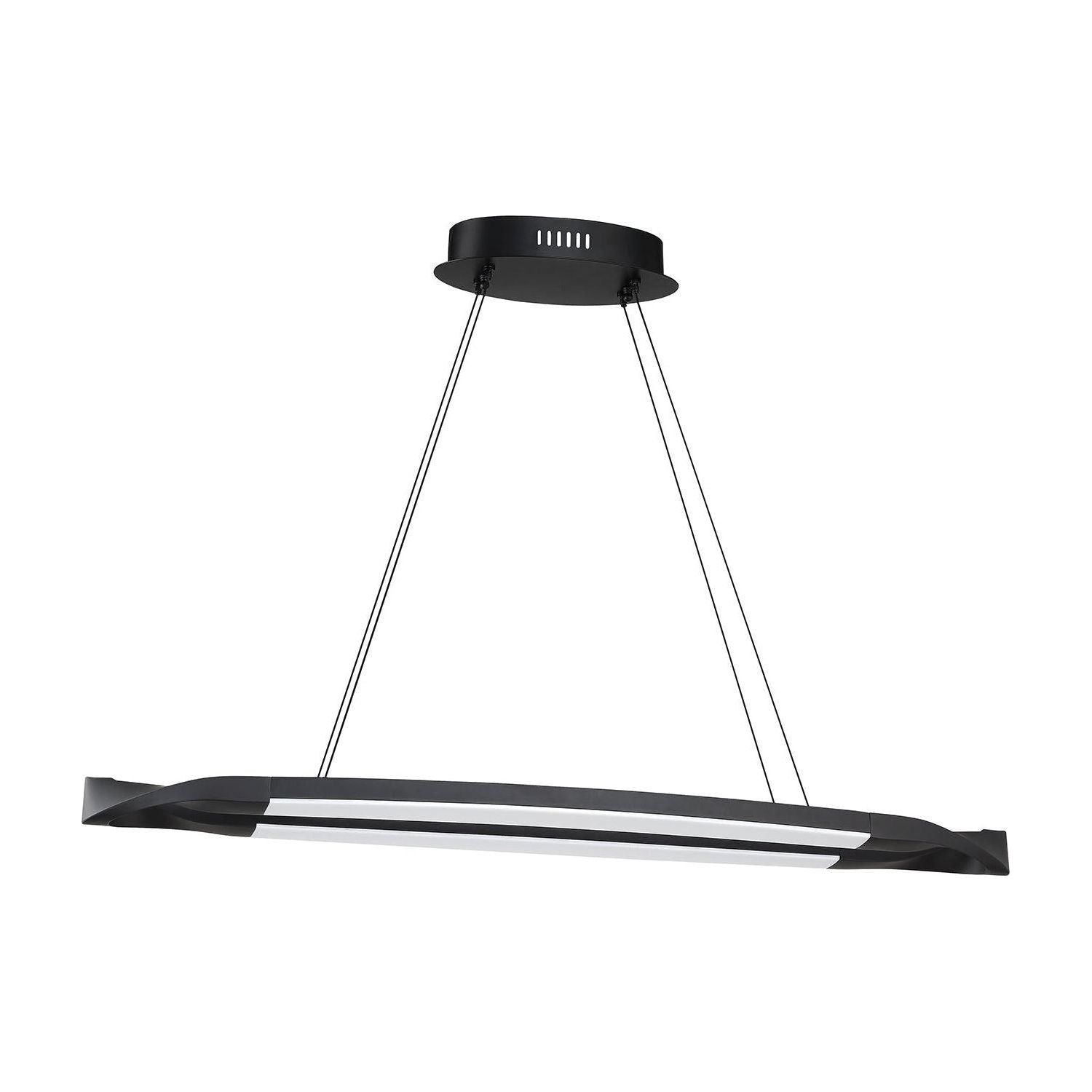 Kendal Lighting - Serphus LED Pendant Bar - PF9736-BLK - Canada Light Shop