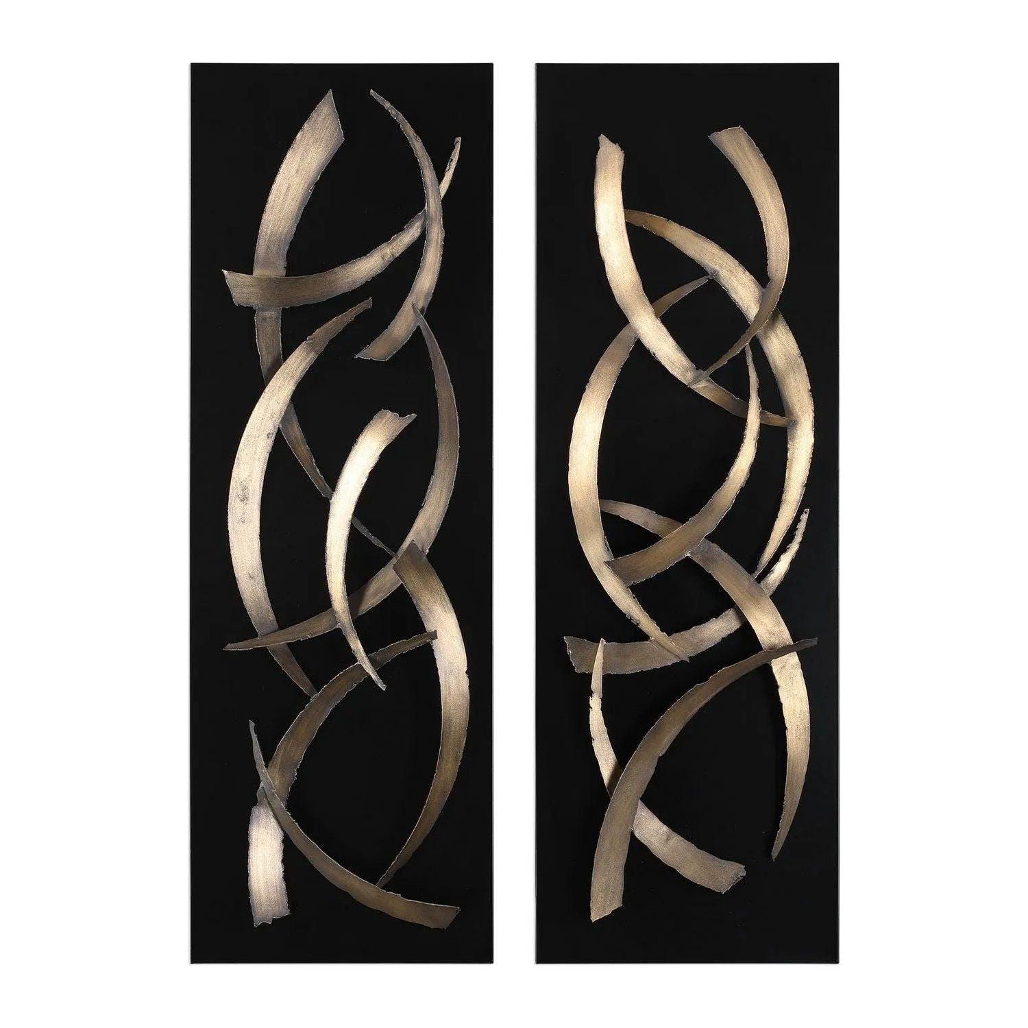 The Uttermost - Brushstrokes Wall Art - Set of 2 - 04139 - Canada Light Shop