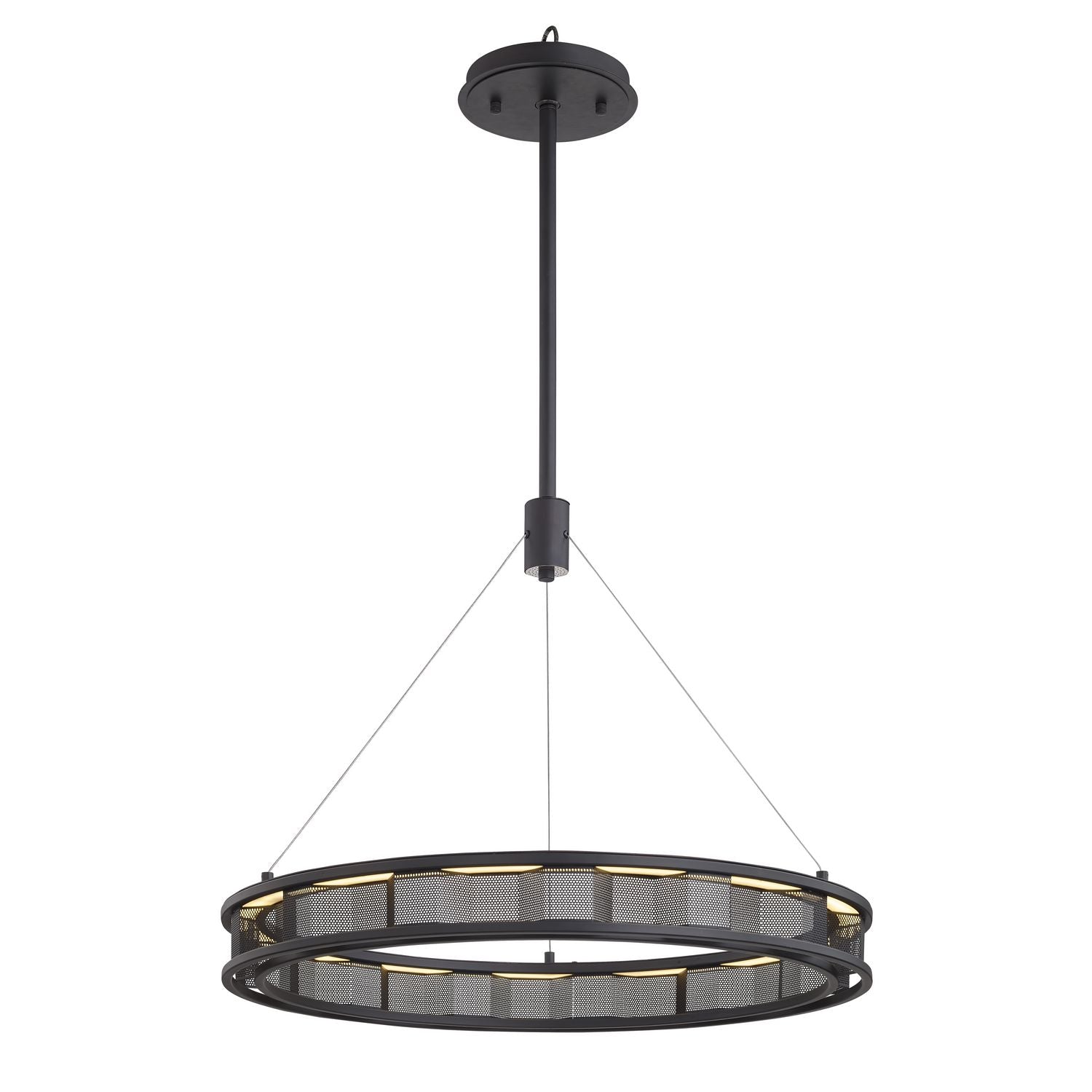 Troy Lighting Canada - F6863-SFB - LED Pendant - Fuze - Soft Off Black