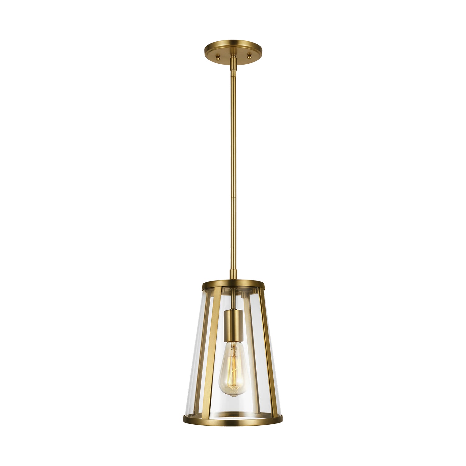Visual Comfort Studio Canada - P1287BBS - One Light Pendant - Harrow - Burnished Brass