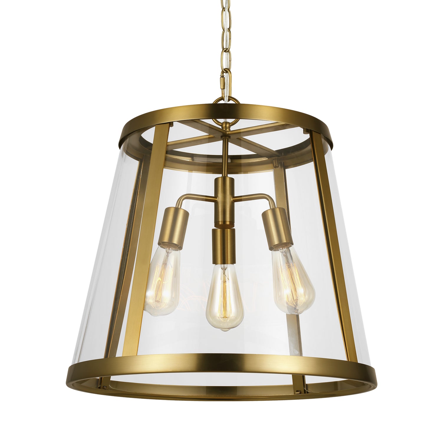 Visual Comfort Studio Canada - P1288BBS - Three Light Pendant - Harrow - Burnished Brass