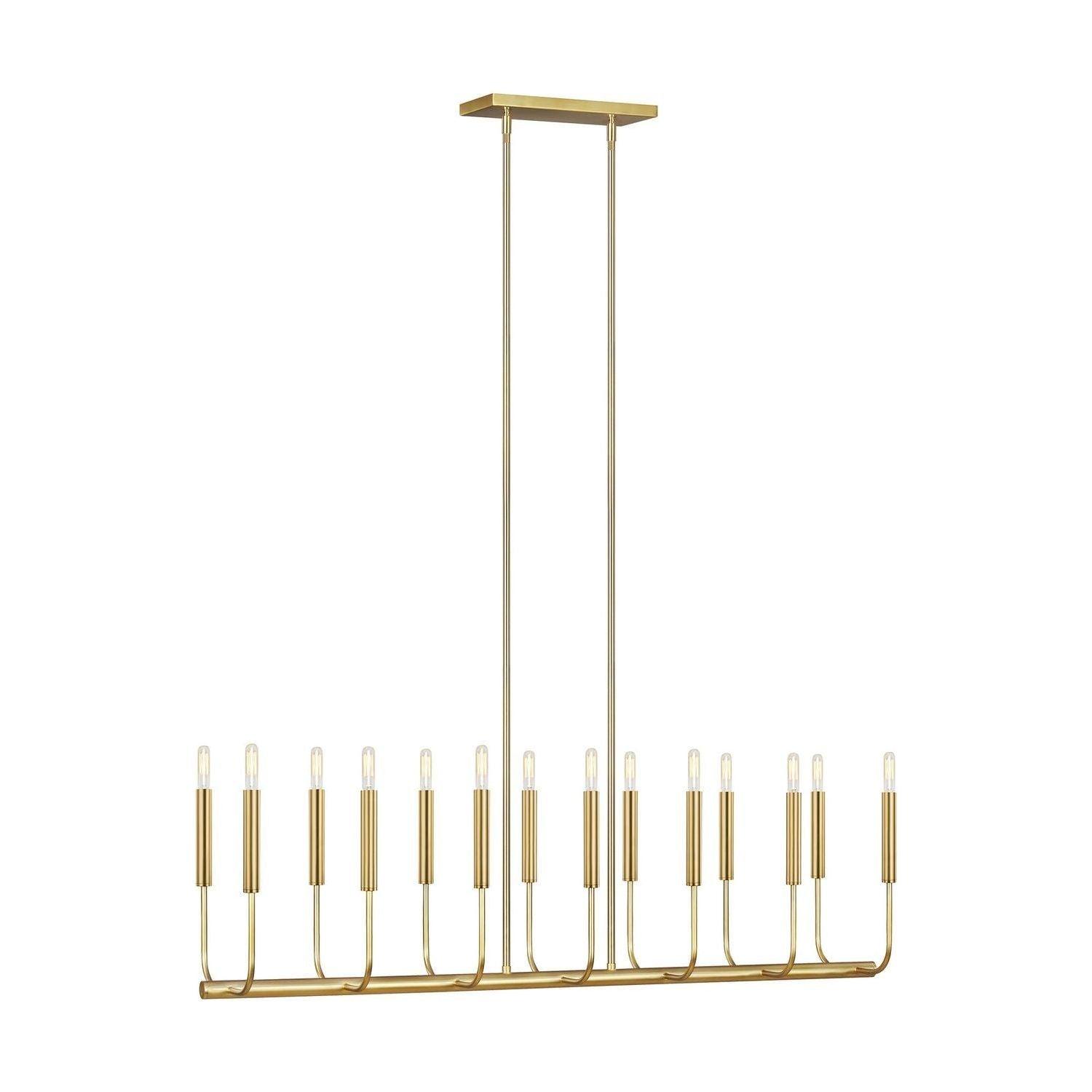 Visual Comfort Studio Collection - Brianna Linear Chandelier - EC10614BBS - Canada Light Shop