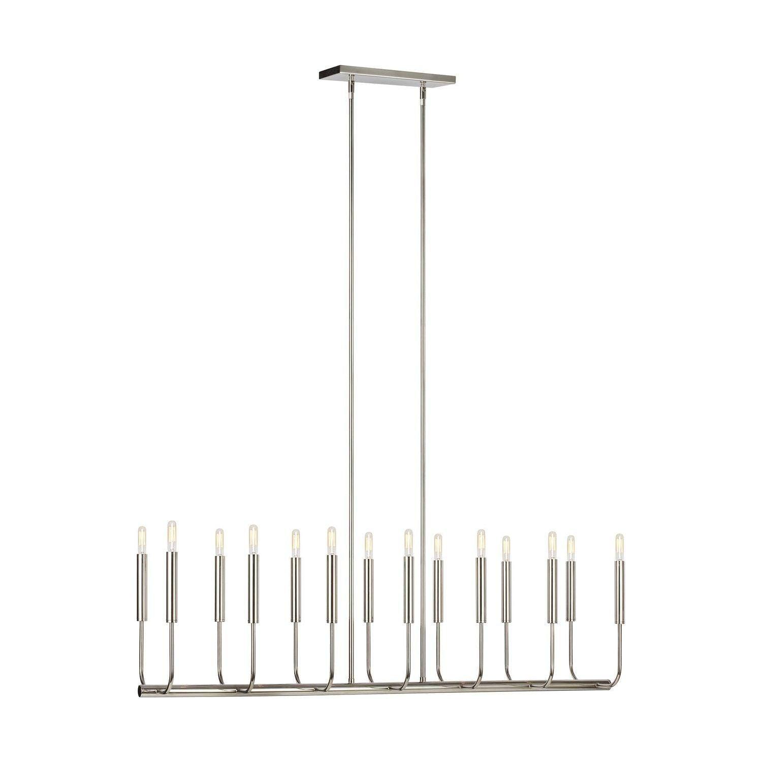 Visual Comfort Studio Collection - Brianna Linear Chandelier - EC10614PN - Canada Light Shop