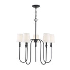 Meridian M10077AI Five Light Chandelier in Aged Iron