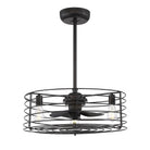 Meridian M2007ORB Three Light Fan D'lier in Oil Rubbed Bronze