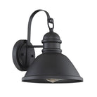 Meridian M50016BK One Light Outdoor Wall Sconce in Matte Black