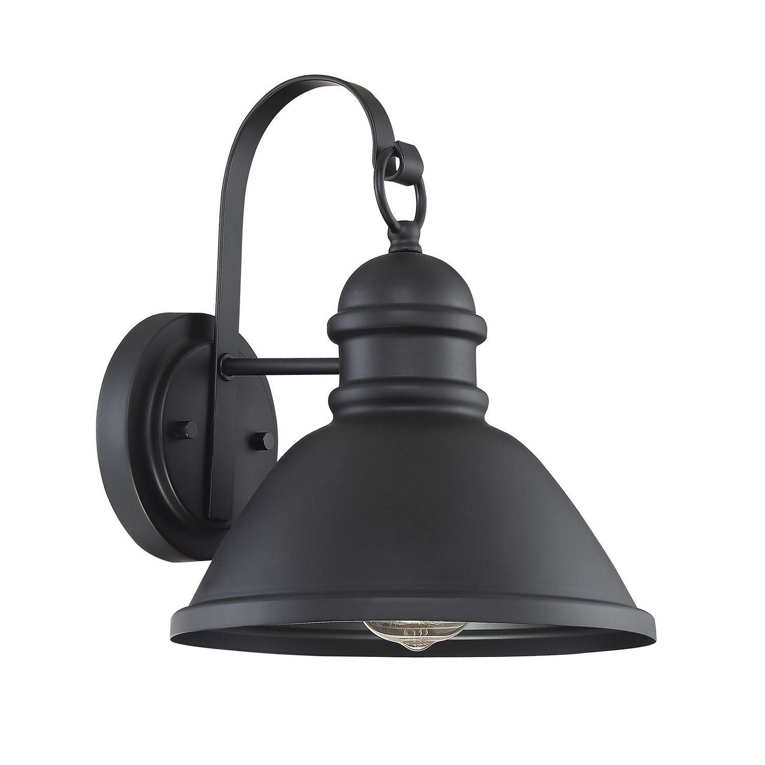 Meridian M50016BK One Light Outdoor Wall Sconce in Matte Black