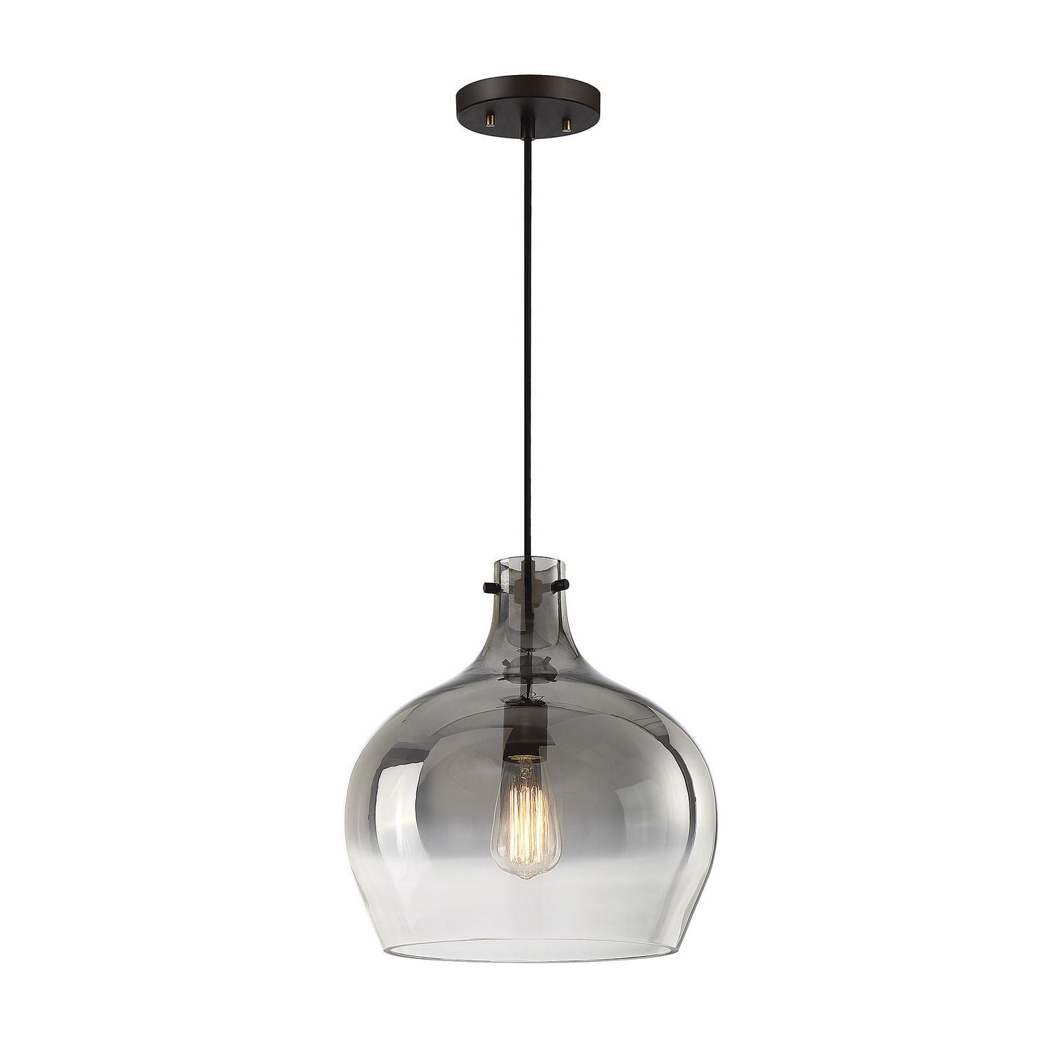Meridian M70078ORB One Light Mini Pendant in Oil Rubbed Bronze