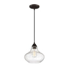 Meridian M70080ORB One Light Mini Pendant in Oil Rubbed Bronze