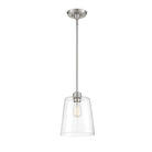 Meridian M70081BN One Light Pendant in Brushed Nickel