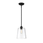 Meridian M70081MBK One Light Pendant in Matte Black