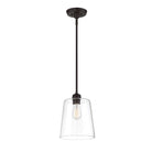 Meridian M70081ORB One Light Pendant in Oil Rubbed Bronze
