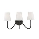 Meridian M90056ORB Three Light Wall Sconce in Oil Rubbed Bronze