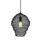 Troy Lighting Canada - F6773-SBK - One Light Pendant - Wabi Sabi - Soft Black