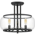 Quoizel - Pruitt Semi Flush Mount - PRUC1714MBK - Canada Light Shop