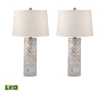 ELK Home - Mother of Pearl LED Table Lamp - 812/S2-LED - Canada Light Shop