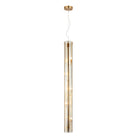 Varaluz - AC1072SG - Five Light Pendant - Chroman Empire - Satin Gold