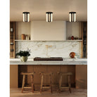 Alora Canada - SF336508VB - LED Semi-Flush Mount - Anders - Vintage Brass