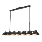 Kuzco Canada - LP57642-BK - Seven Light Linear Pendant - Atlas - Black