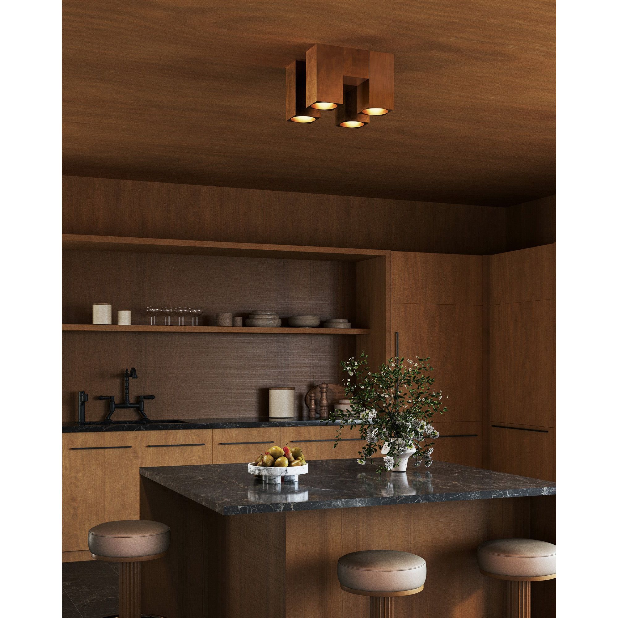 Kuzco Lighting Bosco Semi-Flush Mount