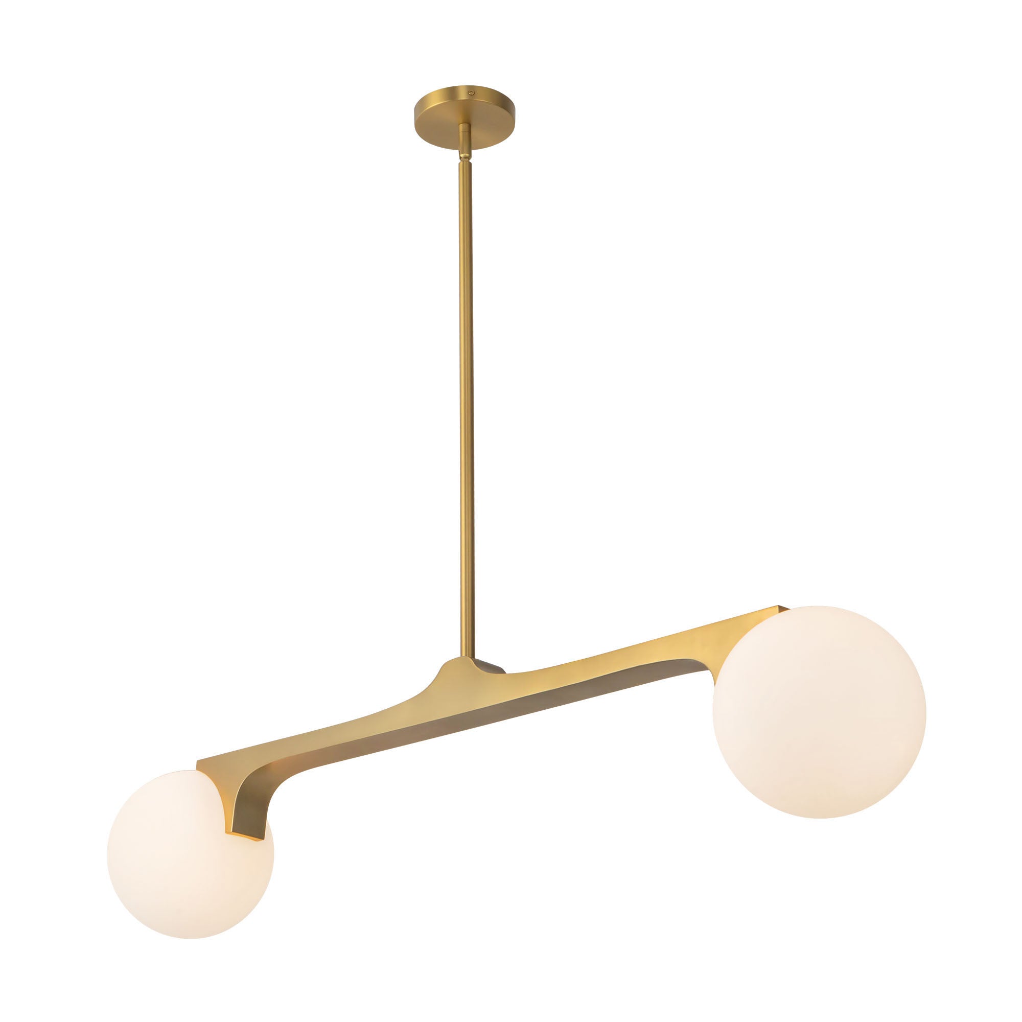 Kuzco Canada - LP11546-BG - Two Light Linear Pendant - Briar - Brushed Gold