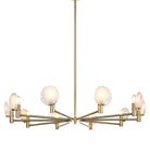 Matteo Canada - C33810CG - Ten Light Pendant - Cloudburst - Champagne Gold