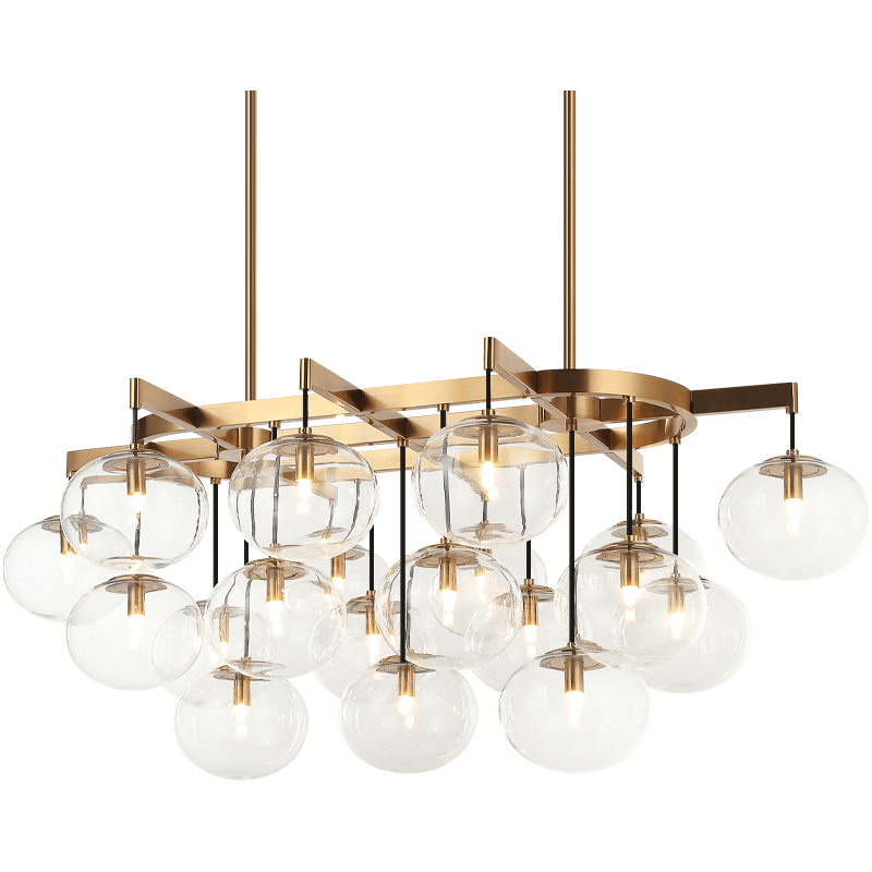 Matteo Lighting - Bulbus LED Linear Pendant - C38119AG - Canada Light Shop