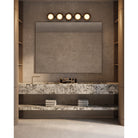 Kuzco Canada - VL77936-BK/OP - LED Bathroom Vanity - Cleo - Black/Opal Glass