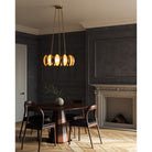 Alora Canada - CH305725VB - LED Chandelier - Cortez - Vintage Brass