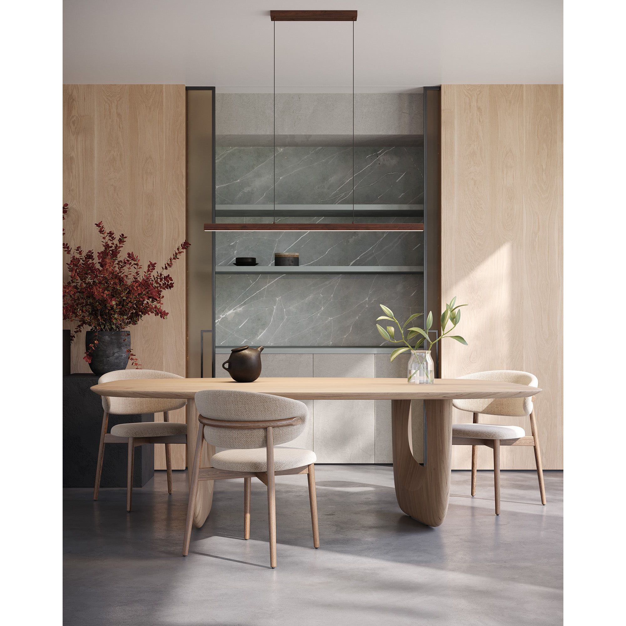 Alora Canada - LP403148MB - LED Linear Pendant - Dottie - Matte Black