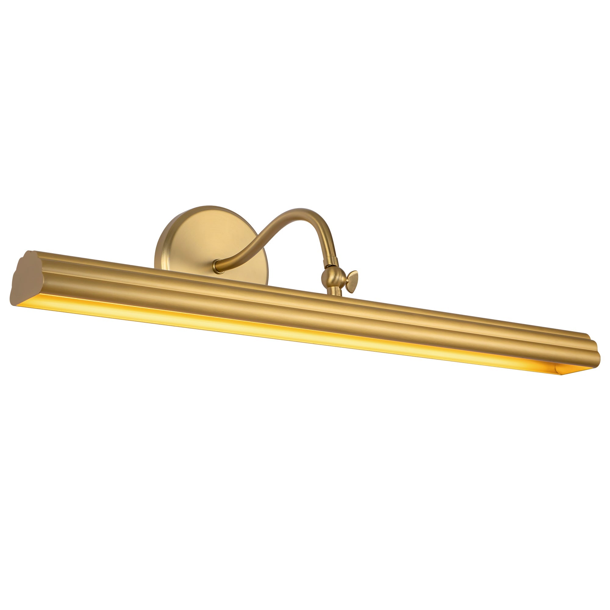 Alora Canada - PL403124BG - LED Picture Light - Dottie - Brushed Gold