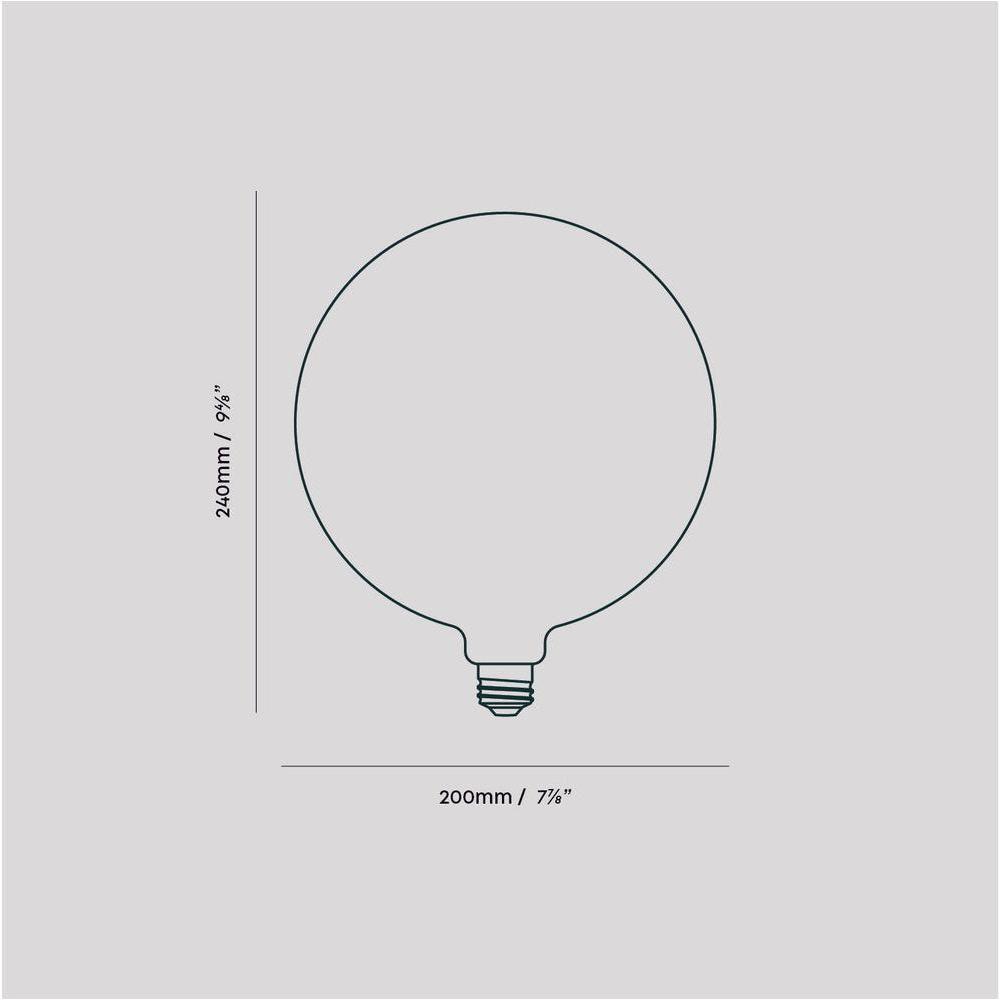 Tala - Sphere G200 8W WoD 2000K to 2800K E26 Matte Porcelain US LED Bulb - SPHR-G200-8W-2000/2800K-E26-MP-120V - Canada Light Shop