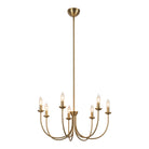 Alora Canada - CH419726BG - Seven Light Chandelier - Ember - Brushed Gold